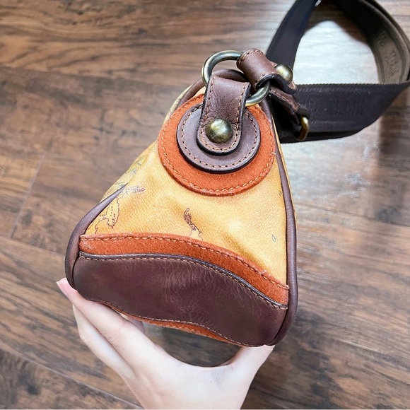 Alviero Martini • 1 Classe map purse Geo Classic shoulder bag crossbody leather - Picture 12 of 13